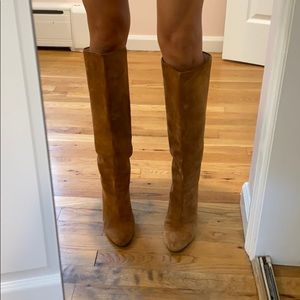 Vero Cuoio - brown suede boots - size 38